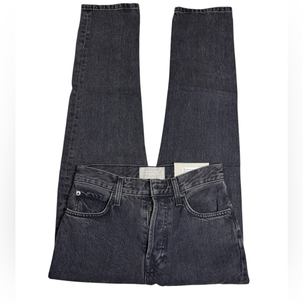 Everlane 90s cheeky jeans in black | Straight leg | NWT | Sz 24